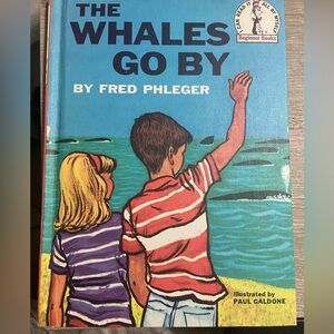 The Whales Go By By Fred Phleger 1959 Vintage Hardcover Book Seuss Beginner